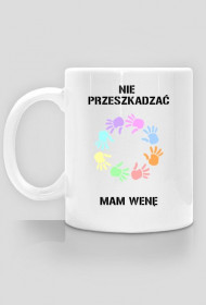 Kubek Moje Pasje "Nie przeszkadzać. Mam wenę."