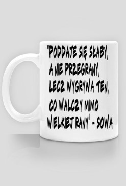 Sowa kubek