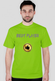Koszulka z napisem BEST PLAYER dla graczy.