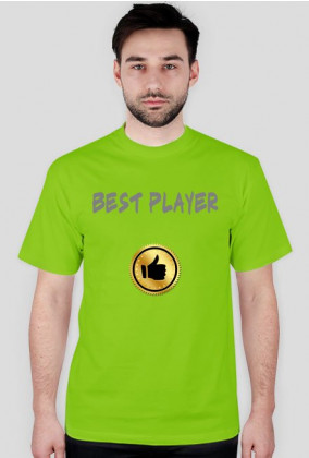 Koszulka z napisem BEST PLAYER dla graczy.