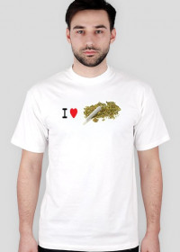 Koszulka-I love marihuana.