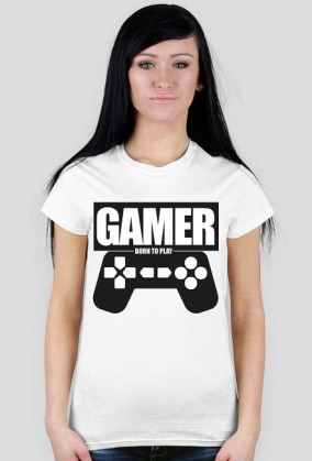 Koszulka gracza "Gamer" damska