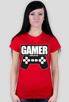 Koszulka gracza "Gamer" damska