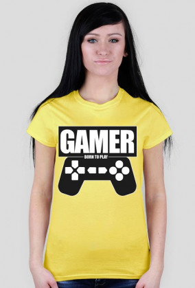 Koszulka gracza "Gamer" damska