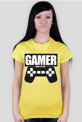 Koszulka gracza "Gamer" damska