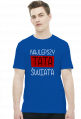Najlepszy tata świata (koszulka męska) jasna grafika