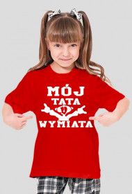 Mój tata wymiata (koszulka dziewczęca) jasna grafika
