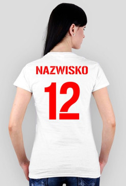 Koszulka Kibica z własnym numerem i nazwiskiem (+ flaga gratis)