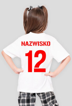 Koszulka Kibica z własnym numerem i nazwiskiem (+ flaga gratis)