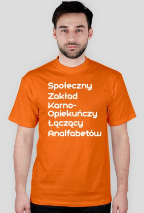 T-shirt z zabawną definicją szkoły