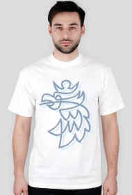 Koszulka z gryfem - męska, biała