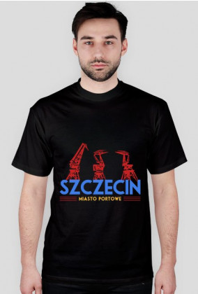 Szczecin - męska, czarna