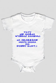 Dziecięce body - Moja mama ma dobry gust