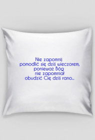 Poszewka na poduszkę - Nie zapomnij...
