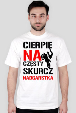 KOSZULKA CIERPIĘ NA CZĘSTY SKURCZ NADGARSTKA