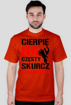 KOSZULKA CIERPIĘ NA CZĘSTY SKURCZ NADGARSTKA