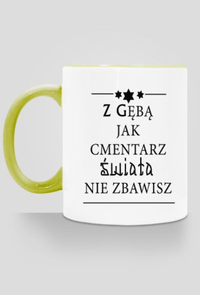 Kubek Z gębą jak cmentarz 2