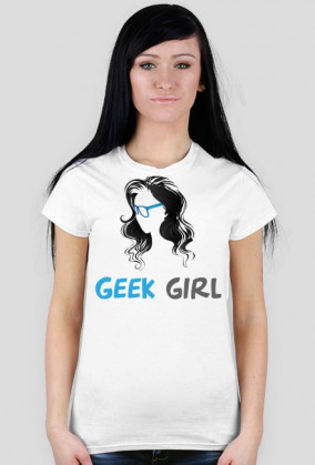 Geek Girl - T-Shirt Blue