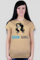 Geek Girl - T-Shirt Blue