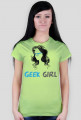 Geek Girl - T-Shirt Blue