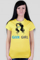 Geek Girl - T-Shirt Blue