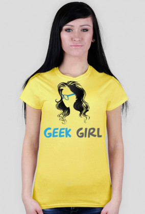 Geek Girl - T-Shirt Blue
