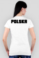 Koszulka z napisem POLSKA damska