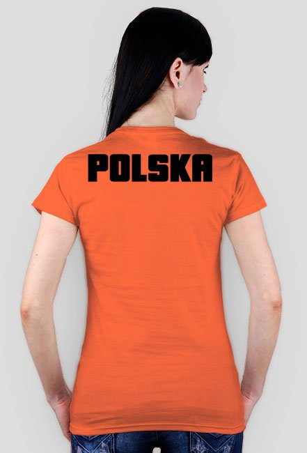 Koszulka z napisem POLSKA damska
