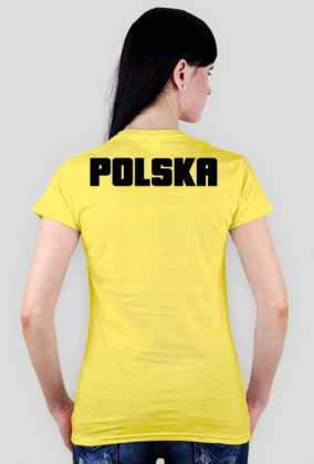 Koszulka z napisem POLSKA damska