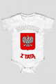Kibicuję z tatą (body niemowlęce)