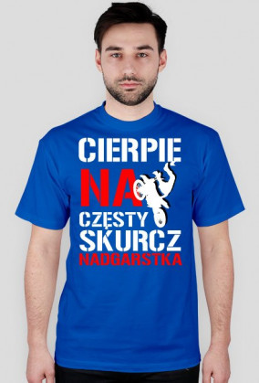 KOSZULKA CIERPIĘ NA CZĘSTY SKURCZ NADGARSTKA