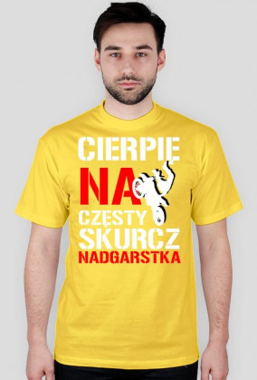 KOSZULKA CIERPIĘ NA CZĘSTY SKURCZ NADGARSTKA