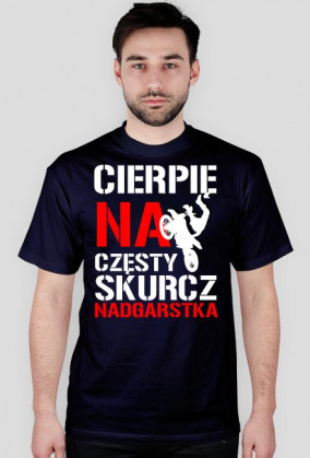 KOSZULKA CIERPIĘ NA CZĘSTY SKURCZ NADGARSTKA