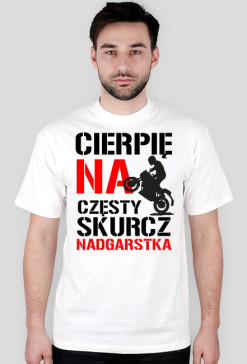 CIERPIĘ NA CZĘSTY SKURCZ NADGARSTKA KOSZULKA
