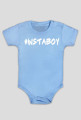 Body niemowlęce INSTABOY- napis w kolorze białym