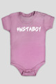 Body niemowlęce INSTABOY- napis w kolorze białym
