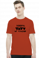 Koszulka "100% taty w tacie"