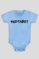 Body niemowlęce INSTABOY- napis w kolorze czarnym