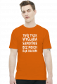 Twój tyłek wygląda samotnie (t-shirt) jasna grafika