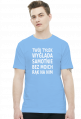 Twój tyłek wygląda samotnie (t-shirt) jasna grafika