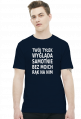 Twój tyłek wygląda samotnie (t-shirt) jasna grafika