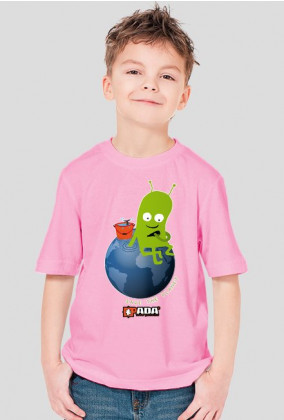 Koszulka dla chłopca - Planeta. Pada