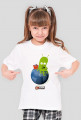 Koszulka dla dziewczynki - Planeta. Pada