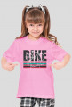 Koszulka dla dziewczynki - Rower. Pada