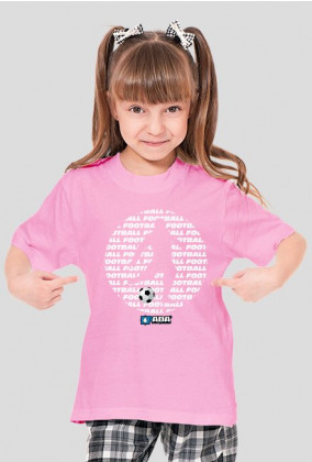 Koszulka dla dziewczynki - Piłka. Pada