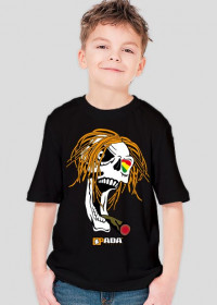 Koszulka dla chłopca - Czacha Reggae. Pada