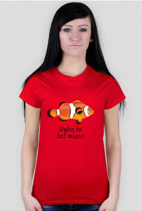 T-shirt ryba to też mięso