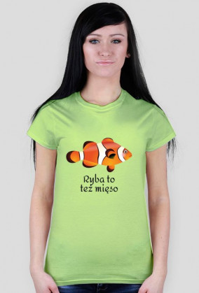 T-shirt ryba to też mięso