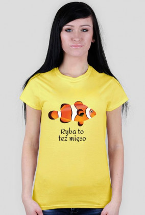 T-shirt ryba to też mięso
