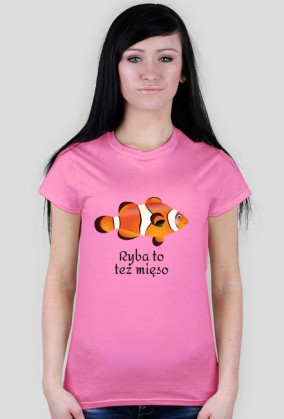 T-shirt ryba to też mięso